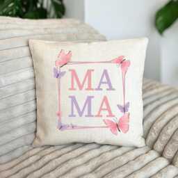 Personalised Pillow - Mothers Day Gift For Mum Nan Flower Cushion Flower Decor Soft Wildflower Mother in Law - thumbnail 2