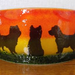 "Beautiful Glass Fused ""Cairn Terrier" - thumbnail 3