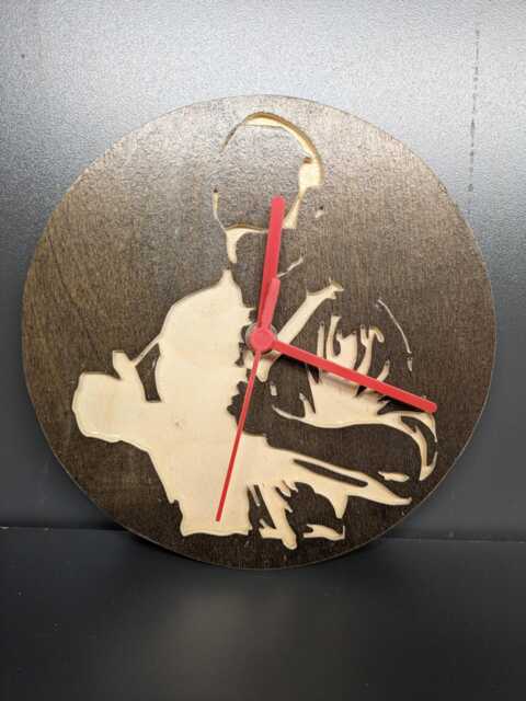 Skinhead Silhouette Clock - image 1