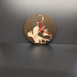 Skinhead Silhouette Clock - thumbnail 2