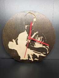 Skinhead Silhouette Clock - thumbnail 1