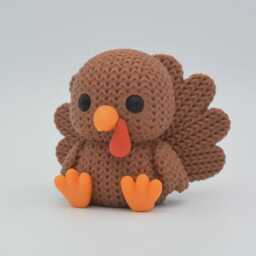 Knitted Style 3D Printed Animal - thumbnail 4