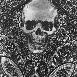 Skull Lampshade Gothic Skeleton Light Shade For Table/Ceiling Lamps - thumbnail 4