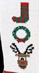 Personalized Hand Knitted Christmas Stocking - thumbnail 2
