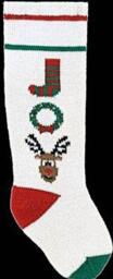 Personalized Hand Knitted Christmas Stocking