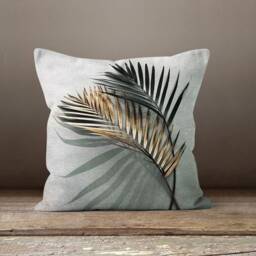 Plants, Leaves Cushion Cover/Living Room, Garden Pillow Case/Decorative Waist Case/Summer Trend Cushion Cover/Housewarming - thumbnail 3