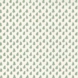 Fern Green Mini Crib Sheet Block Print Baby Bedding - thumbnail 2