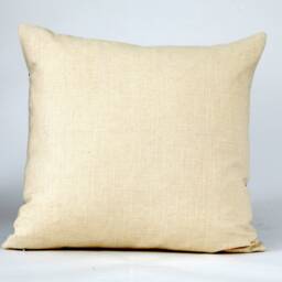 Floral Pillow Cover, Blue Laura Kiran Fabric, Linen Back - thumbnail 4