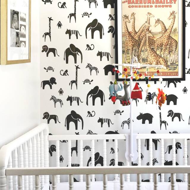"Zootopia Wall Stencil Xl, Nursery Diy Decor, Animal Stencil, Stencilit - Single, 24""X39.5" - image 1