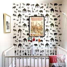 "Zootopia Wall Stencil Xl, Nursery Diy Decor, Animal Stencil, Stencilit - Single, 24""X39.5" - thumbnail 2