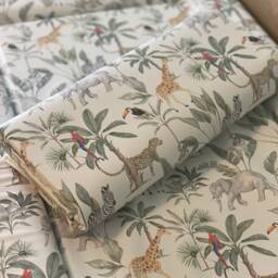 Safari Travel Changing Mat, Jungle Travel Change Mat, Changing Animal Safari Baby Mat - thumbnail 3