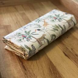 Safari Travel Changing Mat, Jungle Travel Change Mat, Changing Animal Safari Baby Mat - thumbnail 2