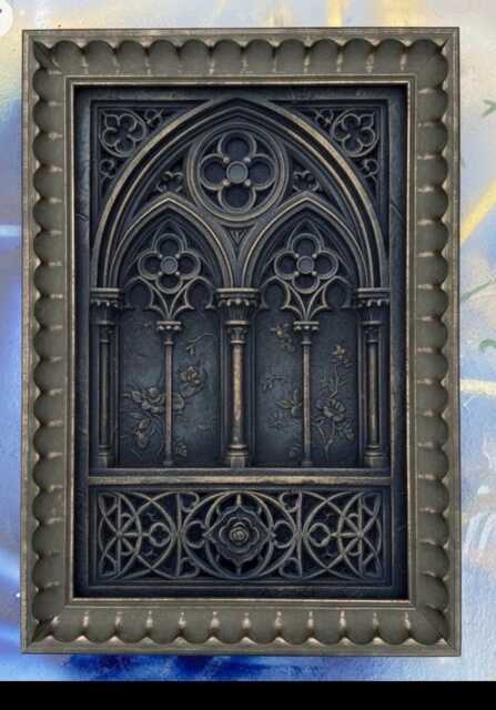 Scallop Iron Colour Chunky Design Picture Frame - image 1