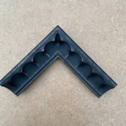 Scallop Iron Colour Chunky Design Picture Frame - thumbnail 3