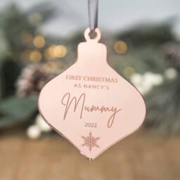 First Christmas As My Mummy Personalised Decoration Gift For New Mom Dog Mum Gifts From