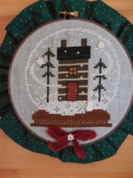 Cabin in A Globe Wall Hanging - thumbnail 1