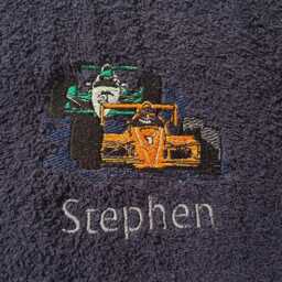 Racing Car Bath Towel - thumbnail 3