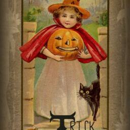 Halloween Wall Decals, Vintage Halloween, Vintage, Wall, Trick Or Treat - thumbnail 3