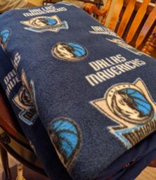 Handmade Dallas Maverick Blanket - thumbnail 1