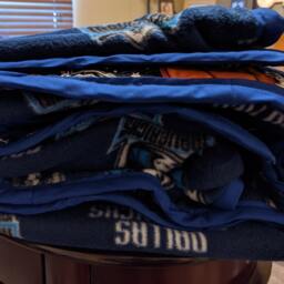 Handmade Dallas Maverick Blanket - thumbnail 2