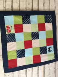 Crawling Blanket/Baby Blanket Patchwork Car Krd3078 - thumbnail 1