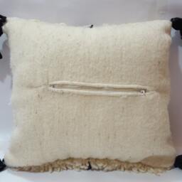 Beni Ourain Pillow Handmade Moroccan Pillows 100% Wool - thumbnail 3