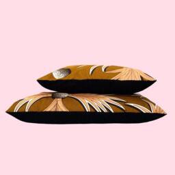 "African Print - Wax Fabric Cushion " - thumbnail 3