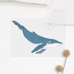 Blue Whale Iron-On Patch - thumbnail 3