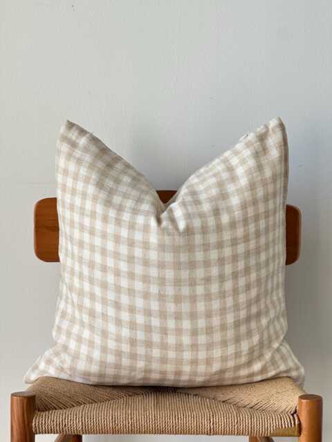 Neutral Natural Color & Fiber Pillow Cover - image 1