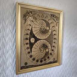 Selenic Shadowdial - Process Of The Lunation Pierre Miotte 1646 Handmade Framed Reproduction On Canvas 8x10 Choice Frames - thumbnail 2