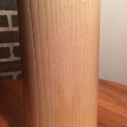 Solid Hard Maple Tapering Column Lamp - thumbnail 3