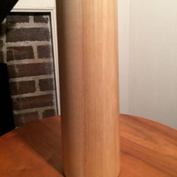 Solid Hard Maple Tapering Column Lamp - thumbnail 4
