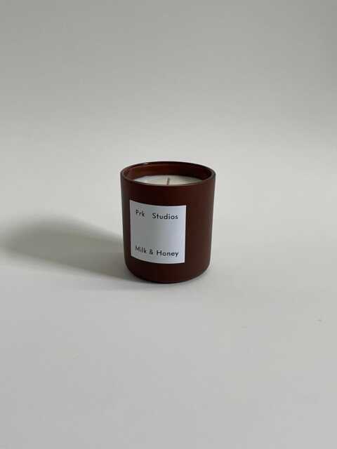 Milk & Honey - 8Oz Scented Candle 100% Soy Wax Essential Oil Ecofriendly Vegan Clean Burn - image 1