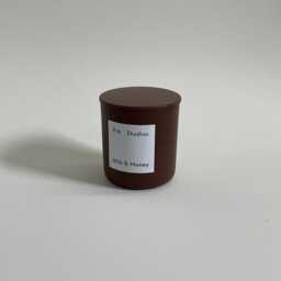 Milk & Honey - 8Oz Scented Candle 100% Soy Wax Essential Oil Ecofriendly Vegan Clean Burn - thumbnail 2
