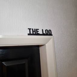 The Loo Door Topper, Shelf Decor, Wall Quirky Home Interior Gift, Door Decoration - thumbnail 2