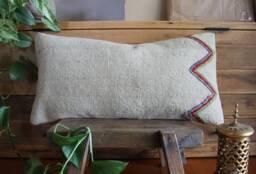 3060cm - 1224In Rectangle Lumbar Vintage Kilim Cushion Cover Handwoven - thumbnail 1