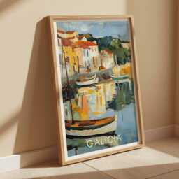 Coastal Galicia Print Northern Spain Landscape Art - thumbnail 2