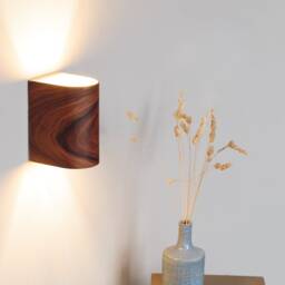 Rosewood Wall Sconce Modern Rustic Up Down Light - thumbnail 2