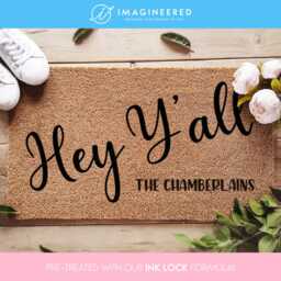 Front Porch Decor For A One-Of-A-Kind Entryway - Housewarming Gift Custom Doormat Personalized Home Entrance Unique - thumbnail 1