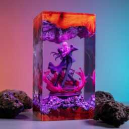 Loid & Yor Resin Lamp Spy X Family Anime Diorama Night Light Handcrafted Couple Figurine Decor Gift For Fans - thumbnail 3