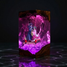 Loid & Yor Resin Lamp Spy X Family Anime Diorama Night Light Handcrafted Couple Figurine Decor Gift For Fans - thumbnail 4