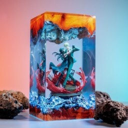 Loid & Yor Resin Lamp Spy X Family Anime Diorama Night Light Handcrafted Couple Figurine Decor Gift For Fans - thumbnail 2