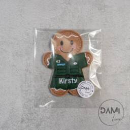 Personalised Paramedic Gingerbread Man Ornament - Ambulance Driver Christmas Decoration Graduation Gift Retirement Present - thumbnail 2