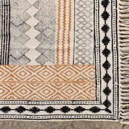8x10 Feet Indian Rugs Cotton Rug, Woven Area For Sale, Decor Rustic Rugs, Decorative Bohemian Indian - thumbnail 2