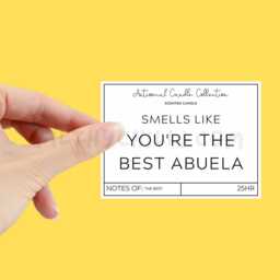 Smells Like You're The Best Abuela, Birthday Gift For Present Abuela Ideas, Candle, ??? - thumbnail 2