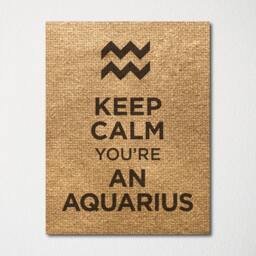 Keep Calm You're An Aquarius - Fine Art Print Choice Of Color Purchase 3 & Receive 1 Free Custom Prints Available - thumbnail 3