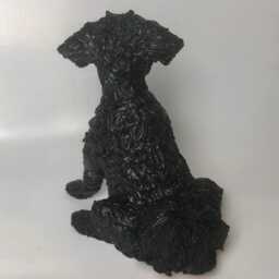 Pet Memorial, Clay Sculpture, Portrait, Dog Custom Sculpture With Toy - thumbnail 4