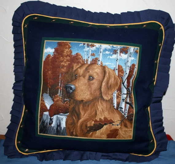 Cushions Dogs, Retriever Cushion, Gift For Dog Lover, Christmas Idea, Golden Handmade Cushions, Birthday - image 1