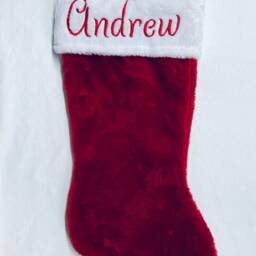 Custom Monogrammed Christmas Stocking - thumbnail 4