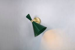 Reading Lamp , Green Wall Lighting, Matt Black Light, Aluminum Vanity Light Fixture, Sconce